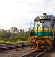 Vitória, Espírito Santo (ES), Brasil, 30/10/2014 - Porto de Tubarão - Locomotiva da EFVM (Estrada de Ferro Vitória a Minas) em área de manobra.  Foto: Márcia Foletto/Divulgação/Vale / Estadão