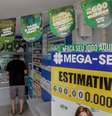 Mega da Virada de 2024 pode dar prêmio recorde de R$ 600 milhões  Foto: Joédson Alves/Agência Brasil / BBC News Brasil