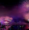 Fogos de artifício são soltos sobre a Sydney Opera House e a Harbour Bridge durante as celebrações de Ano Novo em Sydney, Austrália  Foto: AAP Image/Bianca De Marchi/via REUTERS