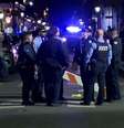 Policiais no local onde motorista avançou contra uma grande multidão na Bourbon Street,  Foto: ABC Affiliate WGNO/Handout via REUTERS
