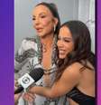 Ivete Sangalo e Anitta em entrevista à Globo antes do início do 'Show da Virada'  Foto: Reprodução