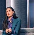 Demi Moore em 'A Substância'. Filme de Coralie Fargeat foi um dos principais longas de 2024.  Foto: MUBI/Divulgação / Estadão