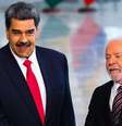 O Presidente do Brasil, Luiz Inácio Lula da Silva (PT) com Nicolás Maduro em maio de 2023, no Palácio do Planalto  Foto: Wilton Jr/Estadão / Estadão