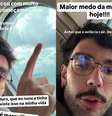 Luan Pereira passa susto e enfrenta forte turbulência em voo  Foto: Márcia Piovesan