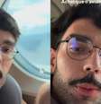 Luan Pereira passa momento tenso em avião  Foto: Reprodução/Instagram / Contigo