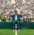 - Fábio Menotti/Ag Palmeiras - Legenda: Gabriel Menino recebe homenagens no Alviverde  Foto: Jogada10