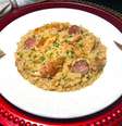 GALINHADA LOW CARB COM LINGUIÇA PORTUGUESA  Foto: Bake and Cake Gourmet