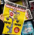 Para marcar o 10º aniversário dos assassinatos, a Charlie Hebdo lançou uma edição especial com uma charge na capa que diz 'Indestrutível!'  Foto: Getty Images / BBC News Brasil
