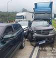Engavetamento no Rodoanel deixa um morto e 21 feridos  Foto: Divulgação/SPMar