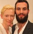 Tilda Swinton e Sandro Kopp  Foto: Reprodução | Revista Aleim