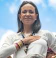 A líder oposicionista venezuelana María Corina Machado conversou com o serviço em espanhol da BBC a poucos dias de 10 de janeiro  Foto: Getty Images / BBC News Brasil