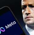 Montagem com foto de Zuckerberg e celular com logo da Meta na tela  Foto: Getty Images / BBC News Brasil