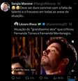  Foto: Reprodução/x/@sergiomarone