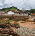 Chuva afeta cidade de Dom Silvério  Foto: Divulgação/Prefeitura de Dom Silvério