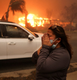 Fogo em Los Angeles  Foto: Reuters / BBC News Brasil