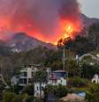 A idílica natureza em Pacific Palisades, que atraiu tantas celebridades e ricos, foi fortemente atingida por incêndios  Foto: Getty Images / BBC News Brasil