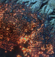 Foto aérea de Los Angeles mostra incêndios que devastaram a cidade californiana  Foto: Maxar / BBC News Brasil