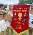 Fernanda Torres vira fantasia de Carnaval nos blocos do Rio  Foto: Reprodução/Instagram/@aboutcarnaval