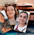 Hissora, Lucianna e Sarah estavam a bordo do Sea Story na noite em que o barco afundou no Mar Vermelho  Foto: BBC News Brasil