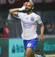 Thaciano marcou o gol da vitória tricolor   Foto: Tiago Caldas/Bahia / Esporte News Mundo