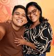 Joselma com o genro, Guilherme  Foto: Divulgação/Globo / Pipoca Moderna