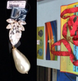 Um par de brincos de uma marca de luxo e um conjunto de medalhas da Olimpíada de Pequim estão entre os itens do leilão  Foto: Divulgação/Receita Federal