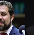 Montagem: Guilherme Boulos (PSOL-SP) e Nikolas Ferreira (PL-MG)  Foto: Montagem: Zeca Ferreira/Câmara dos Deputados e Reprodução/Instagram