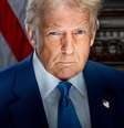 Retrato oficial de Donald Trump como presidente dos EUA  Foto: Divulgação/TRUMP VANCE TRANSITION TEAM/Daniel Torok / Estadão