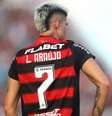  Foto: Gilvan de Souza / CRF - Legenda: Luiz Araújo em amistoso contra o São Paulo, no último domingo / Jogada10