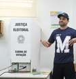 Pablo Marçal durante a votação em outubro do ano passado  Foto: Werther Santana/Estadão / Estadão