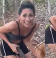 Ibama procura mulher que torturou e matou onça-parda  Foto: Reprodução