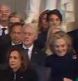 Hillary Clinton ri durante discurso de Donald Trump  Foto: Reprodução/Redes sociais