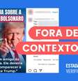 Mensagem de apoio a Bolsonaro foi postada em perfil de deputados republicanos membros da comissão de Relações Exteriores  Foto: Reprodução/Instagram / Estadão