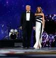 Donald e Melania Trump em baile  Foto: Getty Imagens / Manequim