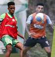 Fotos: Cesar Greco/Palmeiras, Vitor Silva/Botafogo e Gilvan de Souza/Flamengo - Legenda: Estêvão, Jesus e Gerson, agora, estão mais valorrizados  Foto: Jogada10
