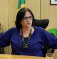 Senadora Damares Alves questiona uma resolução do Conanda que facilita o acesso de crianças ao aborto em casos permitidos pela lei brasileira  Foto: Dida Sampaio/Estadão / Estadão