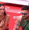 Os eliminados da semana, Arleane e Marcelo, analisaram o atleta  Foto: Reprodução/Instagram/@bbb