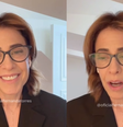 Com a voz embargada, Fernanda Torres fala pela primeira vez após indicação ao Oscar  Foto: Reprodução/Instagram