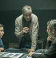 Fernanda Torres, Walter Salles e ator interagem no set de 'Ainda Estou Aqui'  Foto: Reprodução