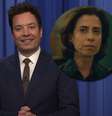 Jimmy Fallon citou 'Ainda Estou Aqui' no começo da edição de seu talk show na quinta-feira (23) à noite  Foto: Reprodução