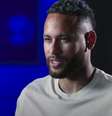 Neymar em entrevista no início de sua trajetória no Al-Hilal: gerando valiosa visibilidade por onde passa  Foto: Reprodução