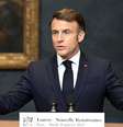 Macron anunciou as mudanças no Louvre na sala onde hoje fica a "Mona Lisa"  Foto: DW / Deutsche Welle