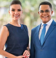 Sabina Simonato ao lado de Marcelo Pereira  Foto: Reprodução/TV Globo