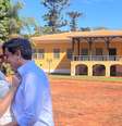 Ana Hickmann e Edu Guedes na Casa Gialla, propriedade do casal que serivrá de cenário para o casamento  Foto: @ahickmann via Instagram / Estadão