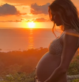 Gisele Bündchen exibe barrigão de grávida pela primeira vez  Foto: Reprodução/Instagram/@gisele