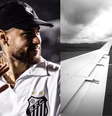 Neymar posta foto após avião aterrissar no Brasil: 'Home'  Foto: Reprodução/Instagram