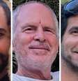 Os reféns libertados são Ofer Kalderon (53), Yarden Bibas (34) e Keith Siegel (65), todos civis.  Foto: BBC News Brasil