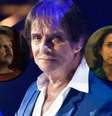Roberto Carlos entre Selton Mello (Rubens Paiva) e Fernanda Torres (Eunice Paiva): música de paz tocada em sessão de tortura  Foto: Reproduções