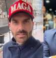 Deputado federal Eduardo Bolsonaro (PL-SP) e senador Ranfolfe Rodrigues (PT-AP) batem boca na internet sobre uso de boné 'a la Trump'.  Foto: @bolsonarosp e @randolferodrigues via Instagram / Estadão