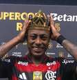  Foto: Reprodução - Legenda: Bruno Henrique foi eleito melhor jogador da Supercopa Rei / Jogada10